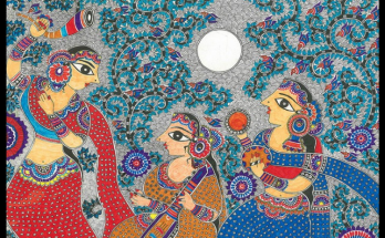 Various Design On Madhubani painting