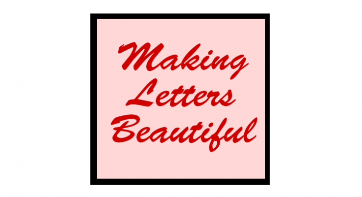 Make letters beautiful