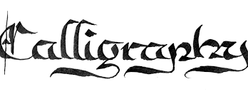 calligraphy